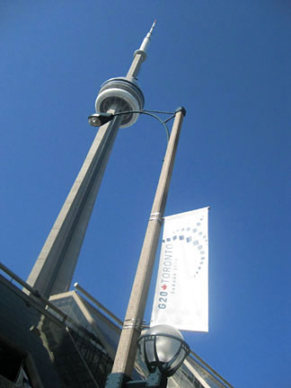 The CN tower in Toronto