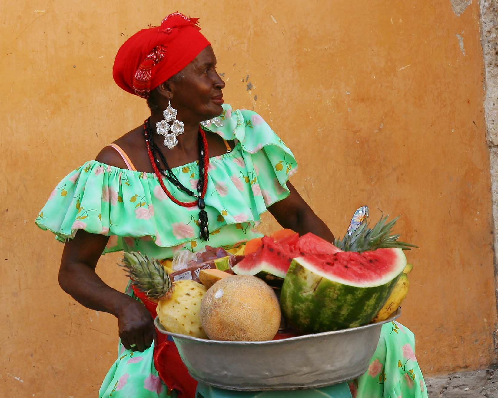 Fruit Vendor, Cartagena, Colombia © Photo Mónica Márquez