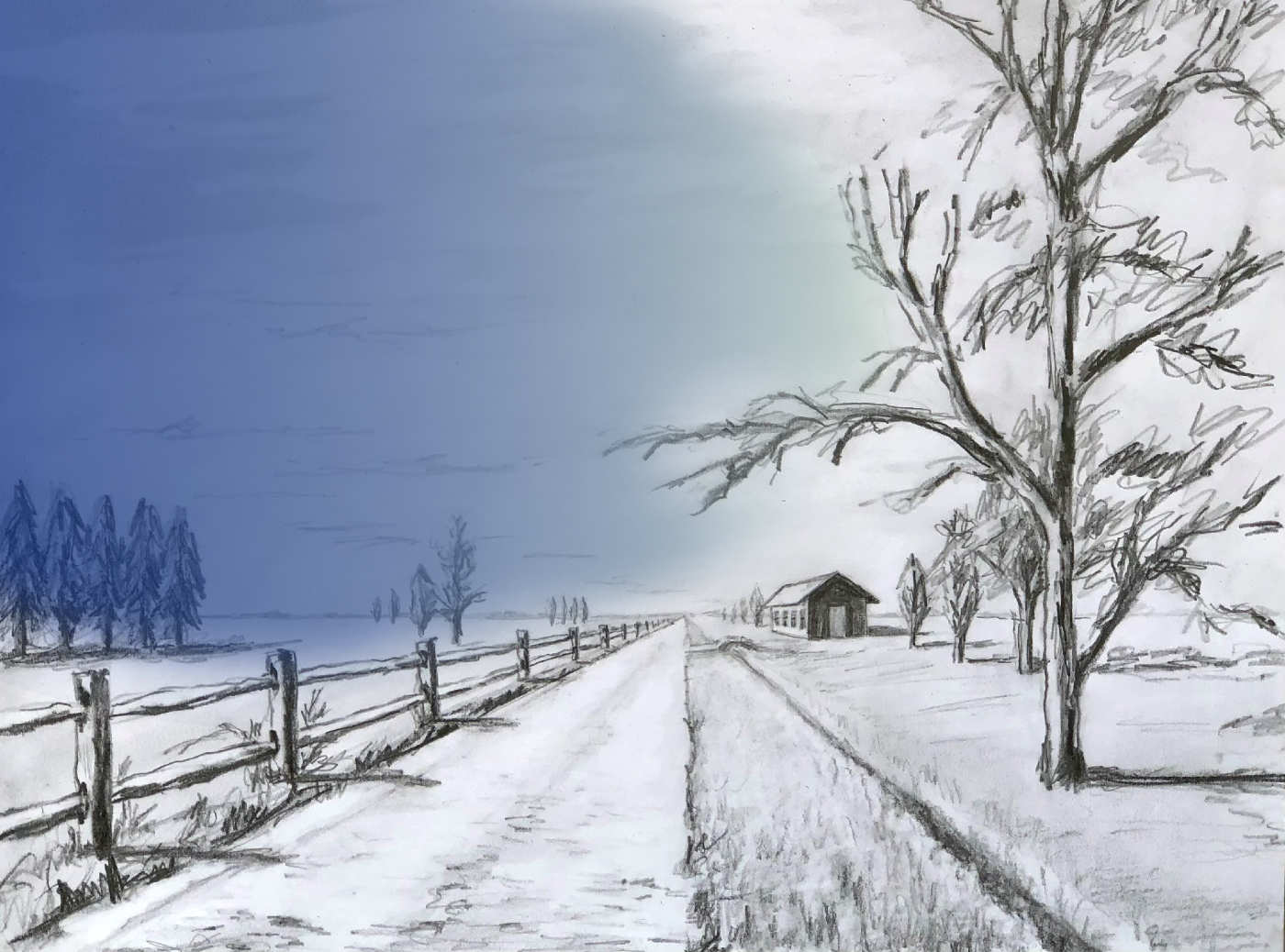 Walk the Arts | Online perspective drawing art class | 2021